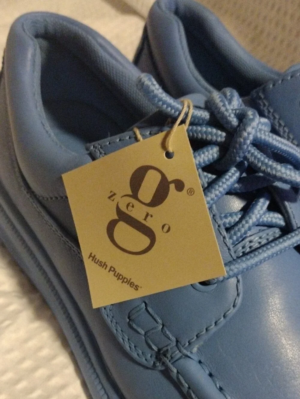 Hush Puppies Men’s Gus Light Blue Boat Shoes